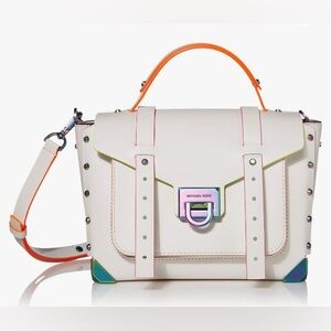 NWT Michael Kors Manhattan Medium Top Handle School Satchel